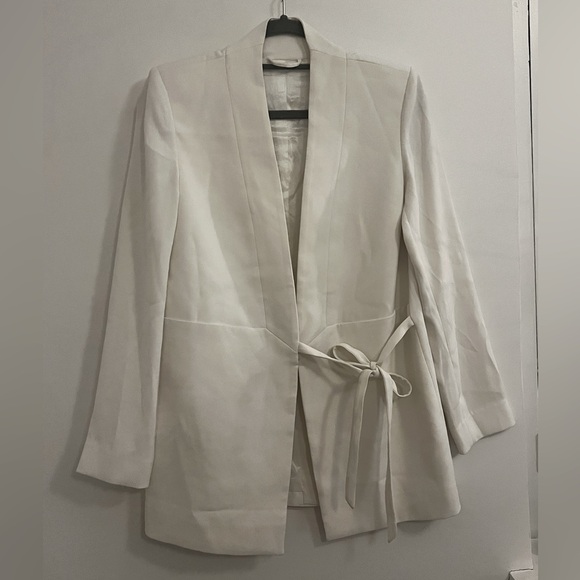 & Other Stories white blazer with side tie size 36, US 6 - Picture 1 of 3